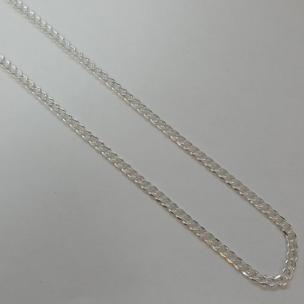 CADENA BARBADA PLATA .925 50 CM 7.02 GR (NUEVO)