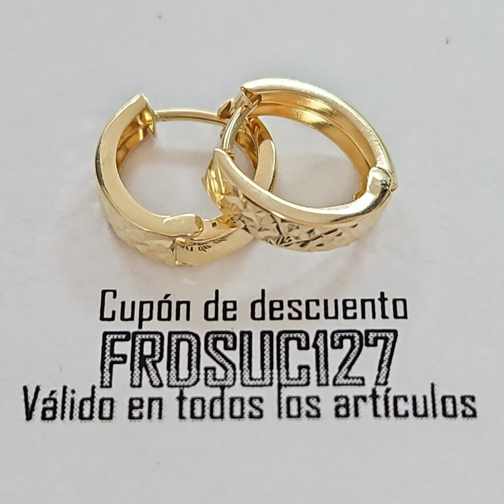 HUGGIES ORO 14K 1.1 (NUEVO)