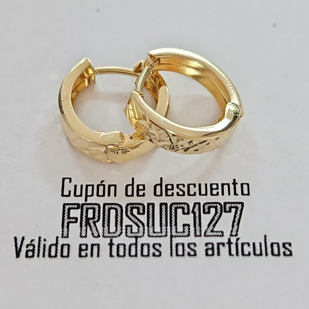 HUGGIES ORO 14K 1.1 (NUEVO)