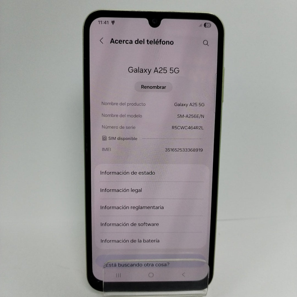 CELULAR SAMSUNG GALAXY A25 5G SM-A256E/N (2023) 128 GB 6 GB RAM (SEMINUEVO)