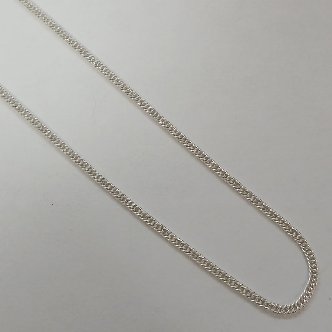 CADENA BARBADA PLATA .925 50 CM 4.12 GR (NUEVO)
