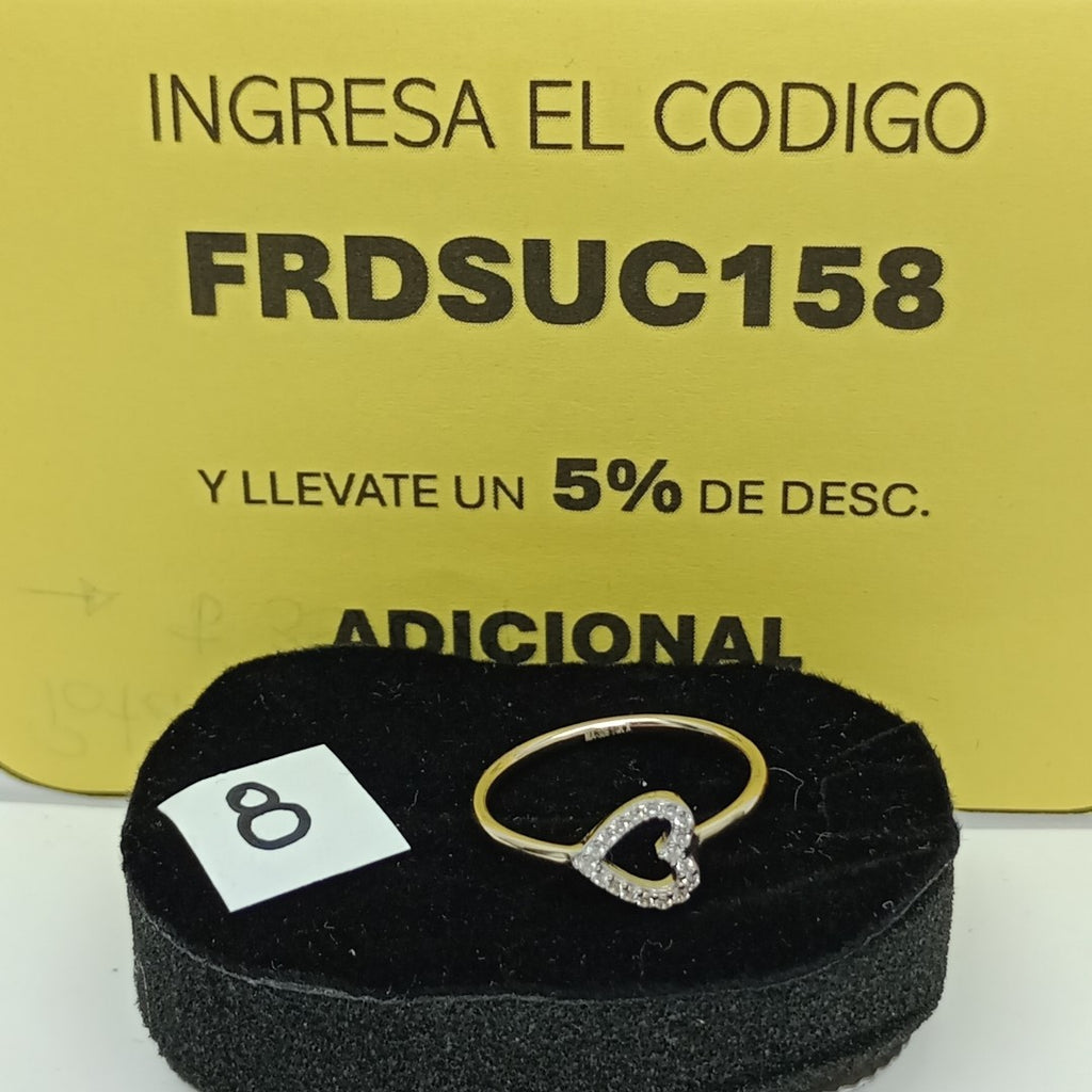 ANILLOS DAMA ORO 14K 0.9 (NUEVO)