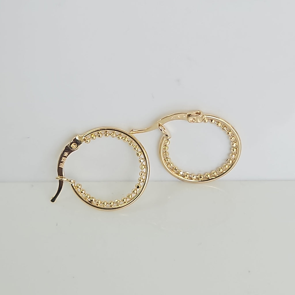 ARRACADAS ORO 14K 1.7 (NUEVO)
