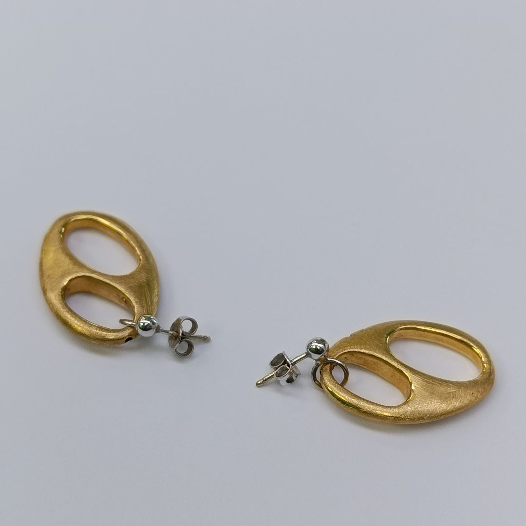 BROQUELES PAR ORO COMBINADO 14 K 4,50 GRMS (SEMINUEVO)