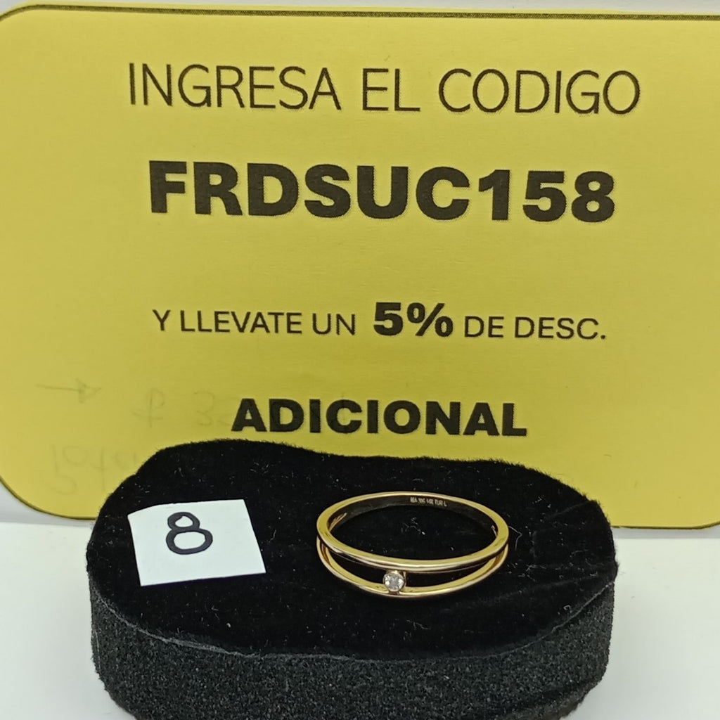 ANILLOS DAMA ORO 14K 1.8 (NUEVO)