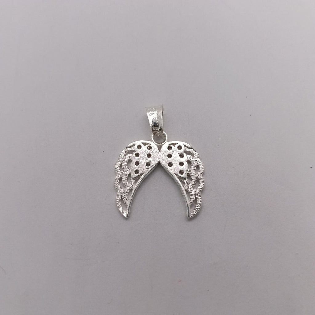 DIJE ALAS C/CIRCONIAS PLATA .925 2.4 GR (NUEVO)