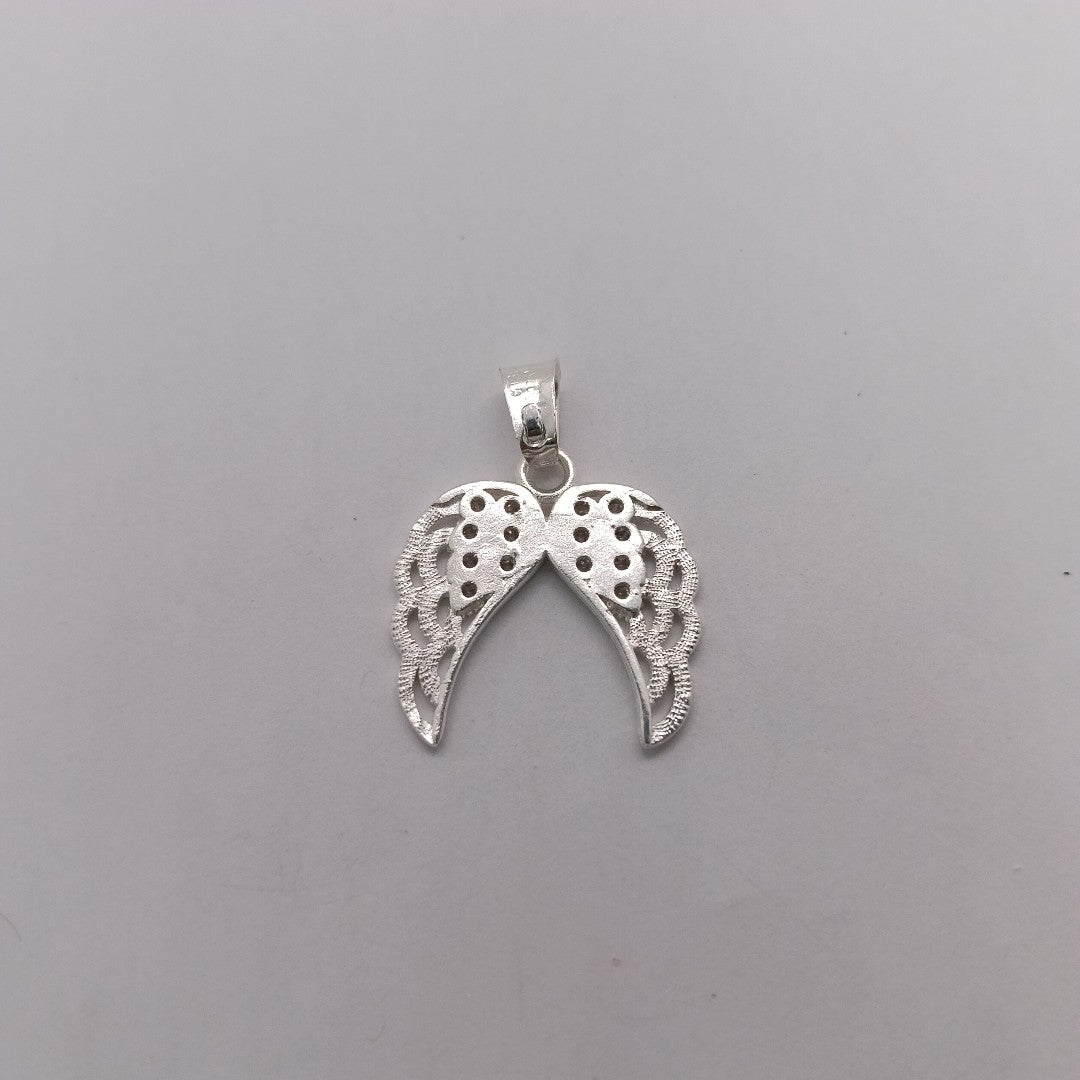 DIJE ALAS C/CIRCONIAS PLATA .925 2.4 GR (NUEVO)