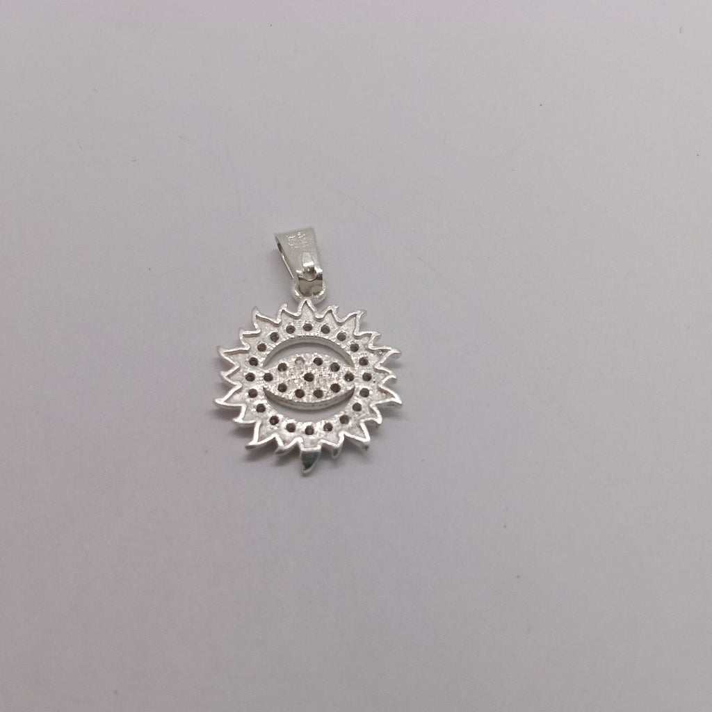 DIJE OJO MAGICO CON CIRCONIAS PLATA .925 1.9 GR (NUEVO)