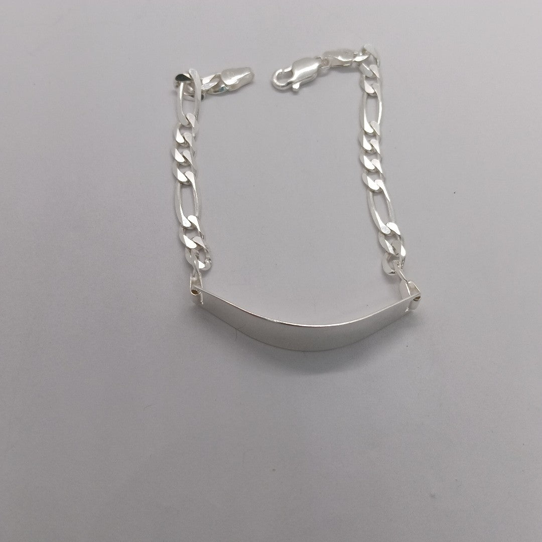 PULSERA ESCLAVA 3X1 PLATA .925 21 CM 10.52 GR (NUEVO)