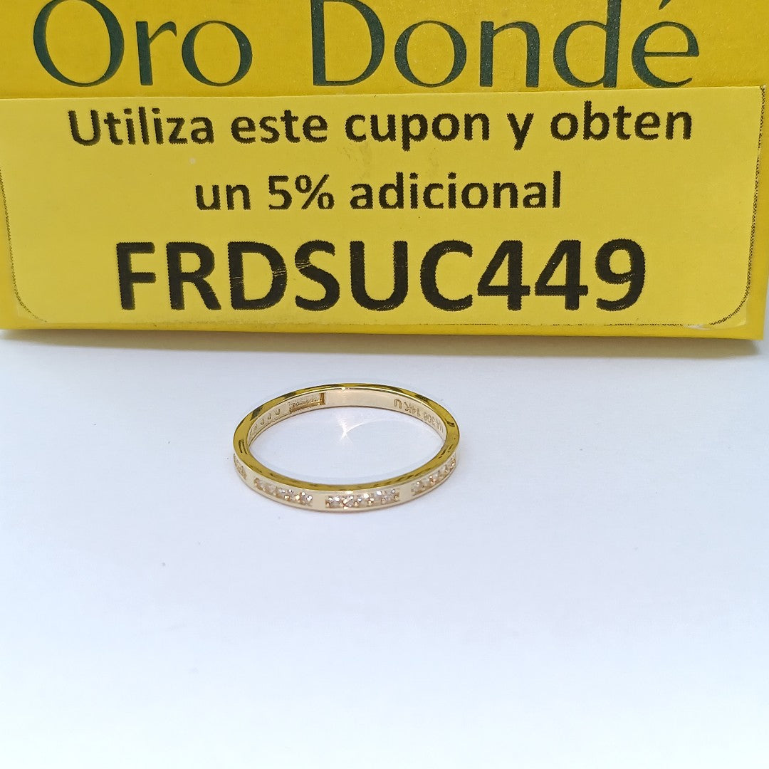 ANILLOS DAMA ORO 14K 1.6 (NUEVO)
