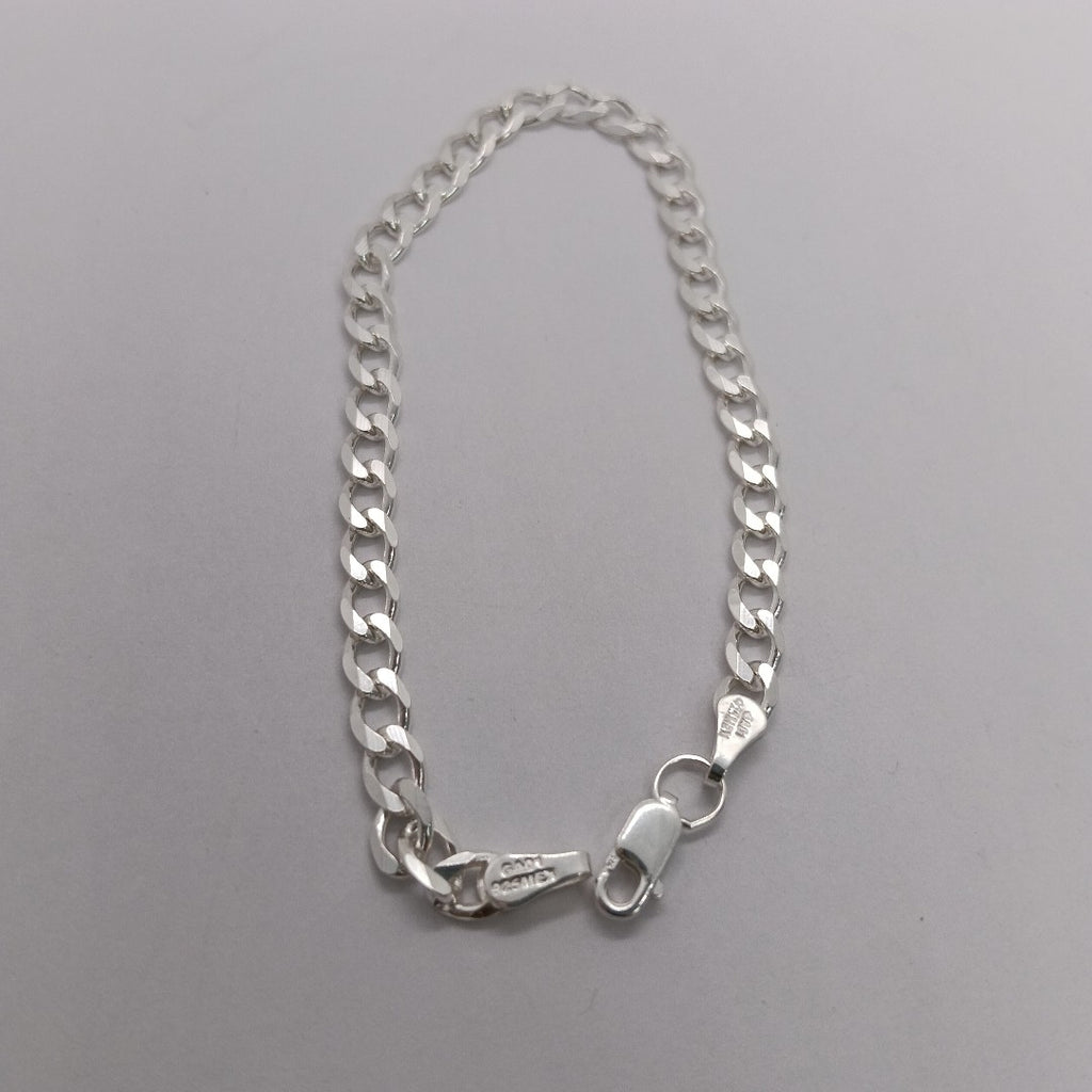 PULSERA BARBADA PLATA .925 18 CM 5.73 GR (NUEVO)