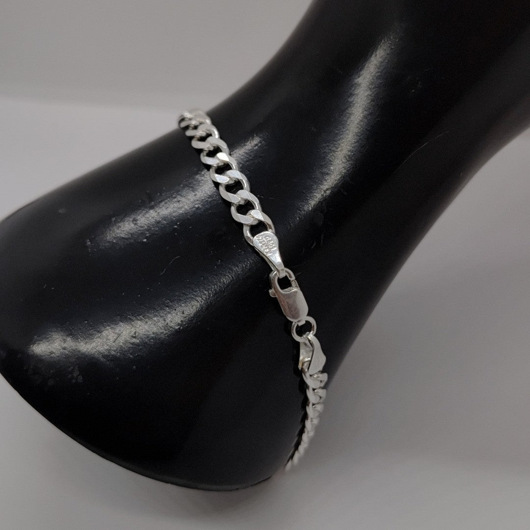PULSERA BARBADA PLATA .925 21 CM 7.43 GR (NUEVO)