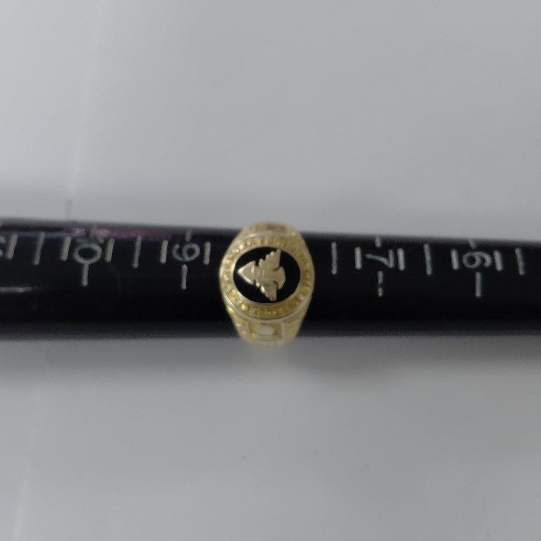 ANILLO DE GRADUACIÓN ORO 8 K 9,90 GRMS (SEMINUEVO)