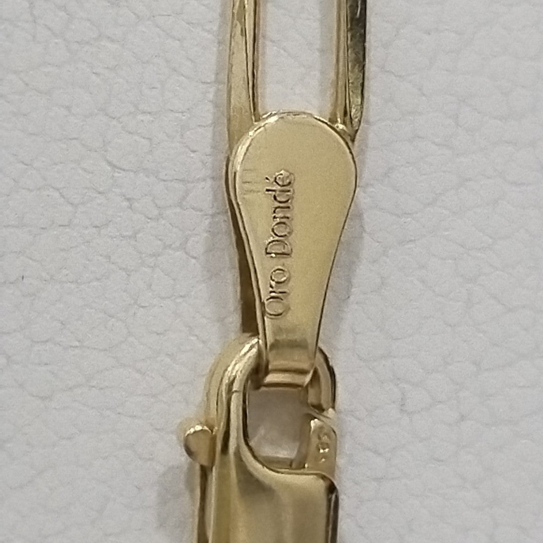 CADENA TEJIDO ESLABONES 12.1G 60 CM 14K (NUEVO)