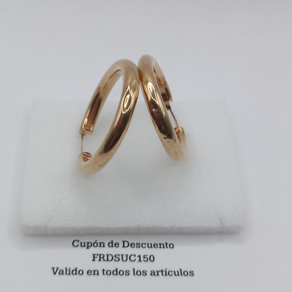 ARRACADAS PAR ORO 14 K 5,70 GRMS (SEMINUEVO)