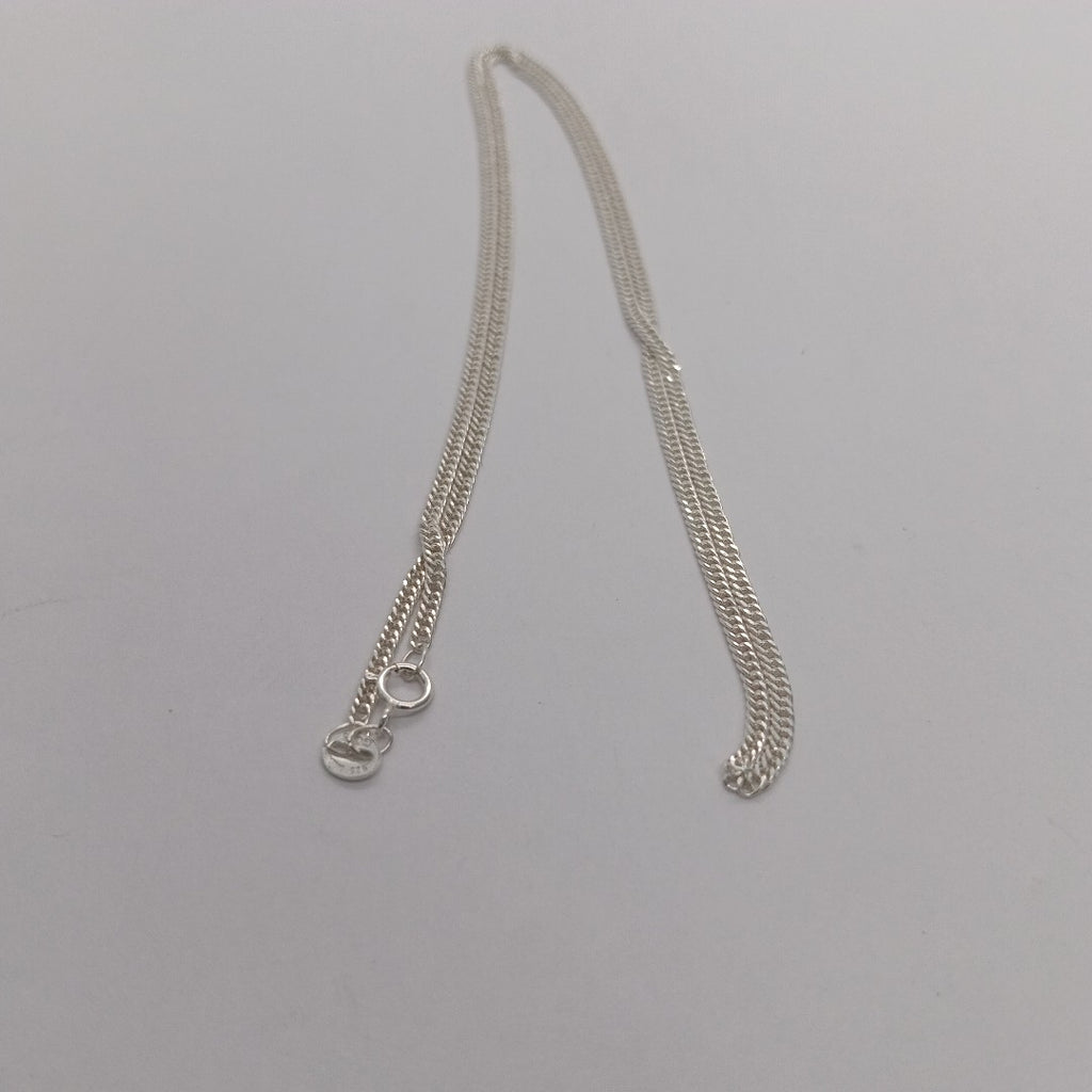 CADENA BARBADA PLATA .925 50 CM 4.12 GR (NUEVO)