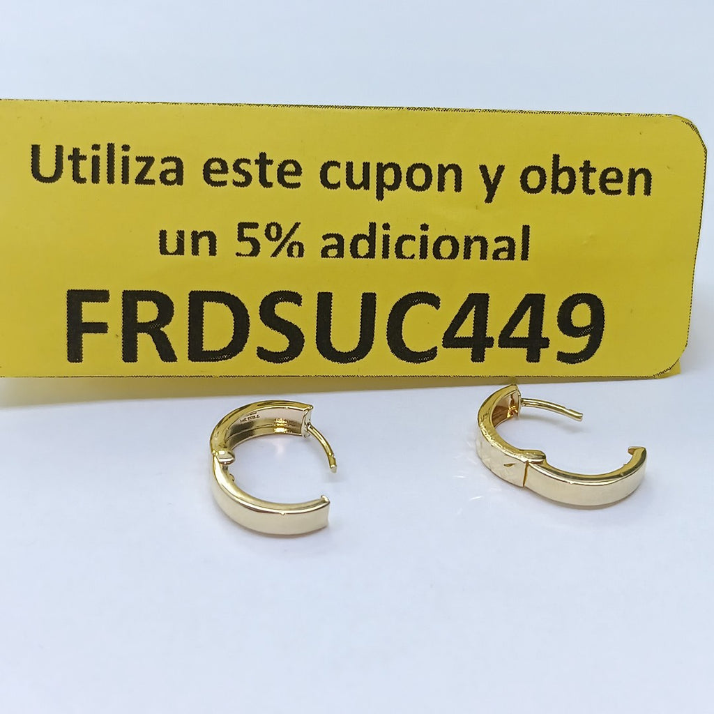 HUGGIES ORO 14K 1.1 (NUEVO)