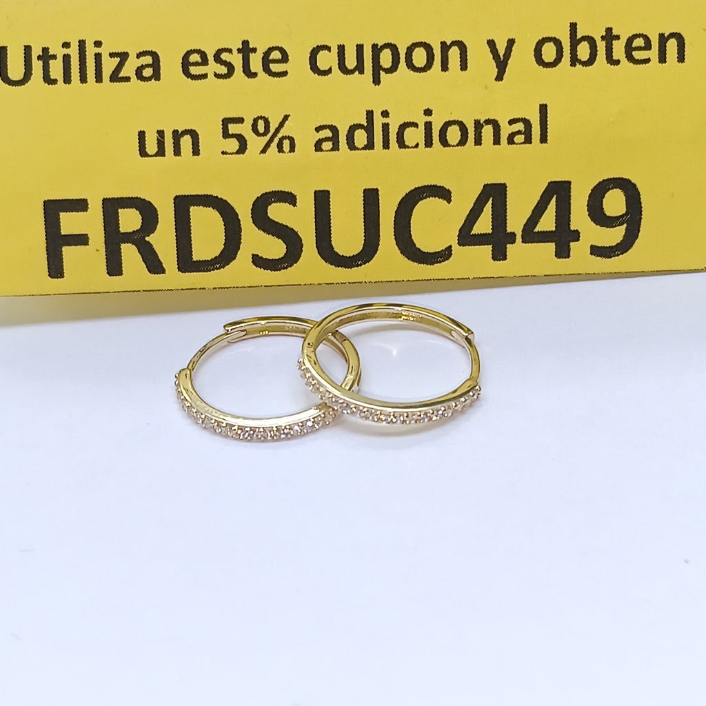HUGGIES ORO 14K 1.4 (NUEVO)