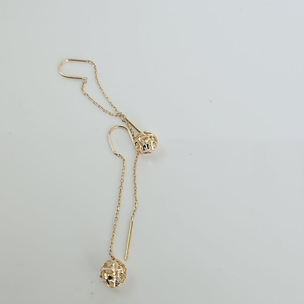 BROQUELES ORO 14K 1.6 (NUEVO)