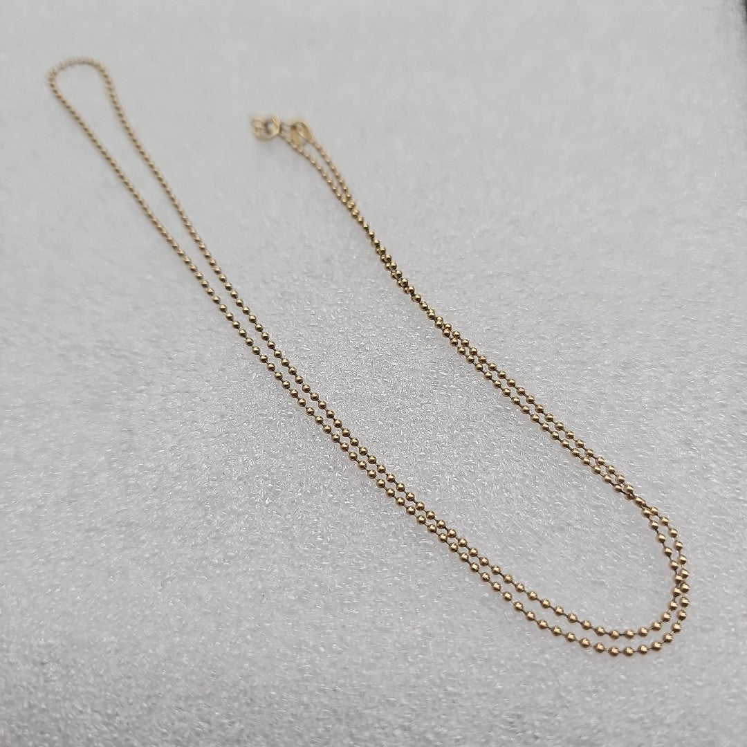 CADENA ORO 14 K 2,30 GRMS (SEMINUEVO)