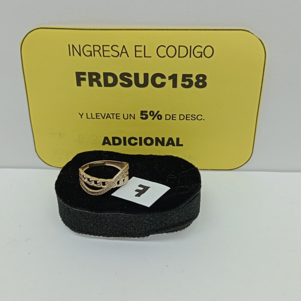 ANILLOS DAMA ORO 14K 2 (NUEVO)