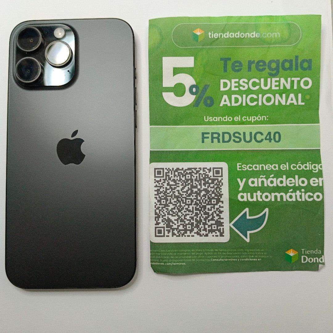 CELULAR APPLE IPHONE 16 PRO MAX A3295 (2024) 256 GB 8 GB RAM (SEMINUEVO)