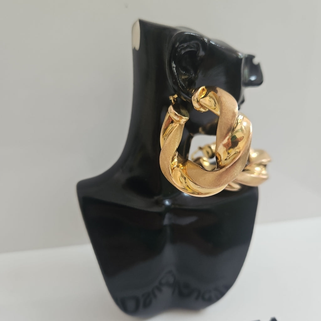 ARRACADAS PAR ORO 14 K 7,80 GRMS (SEMINUEVO)
