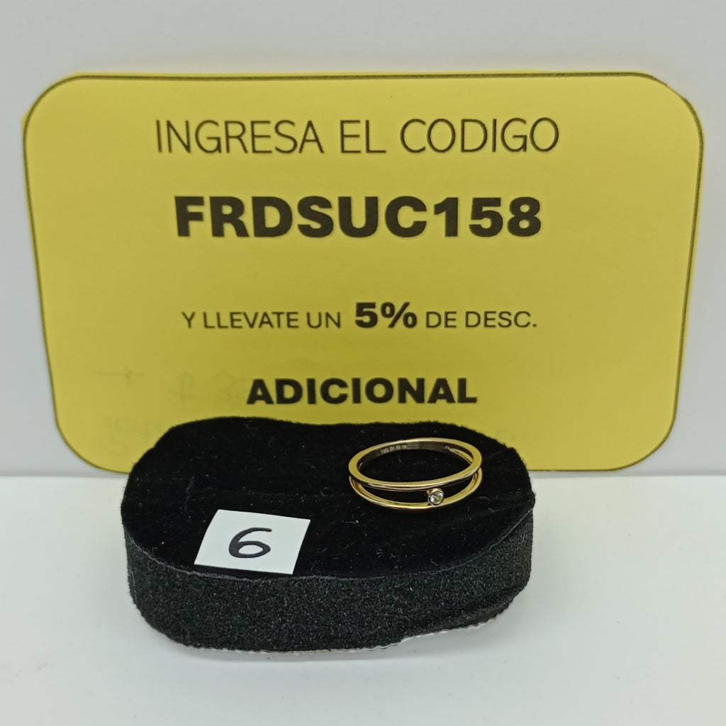 ANILLOS DAMA ORO 14K 1.6 (NUEVO)
