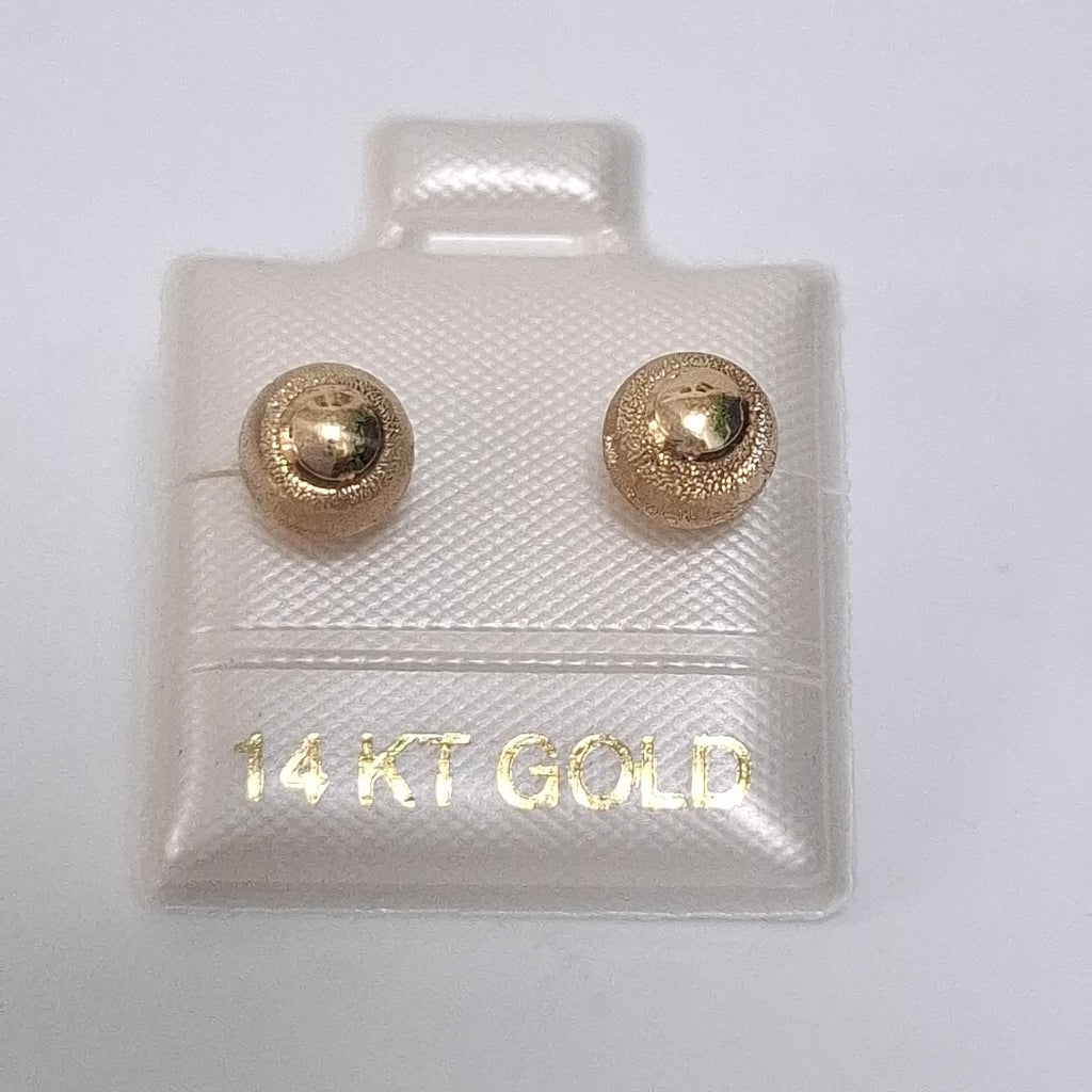 BROQUELES ORO 14K 1.1 (NUEVO)