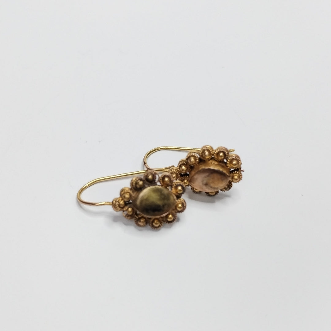 ARETES PAR ORO 8 K 1,30 GRMS (SEMINUEVO)