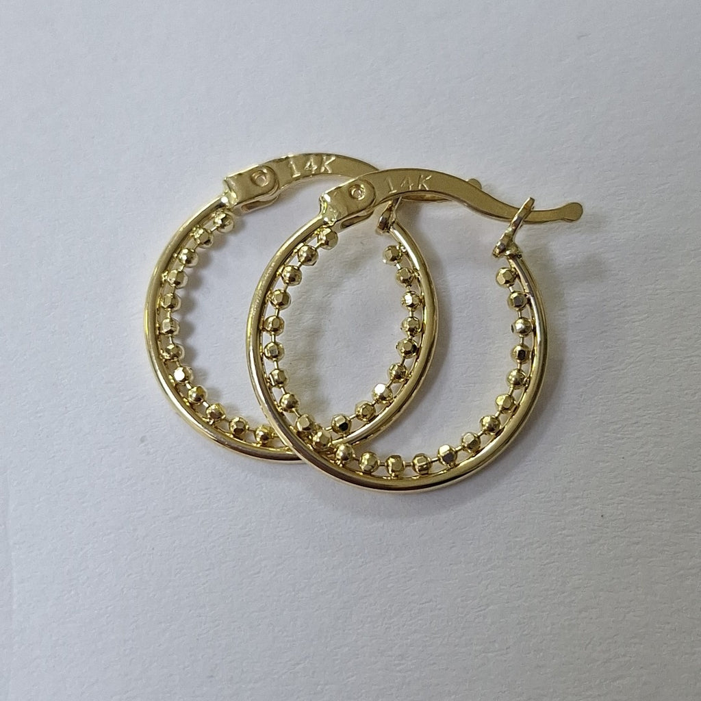 ARRACADAS ORO 14K 1.6 (NUEVO)