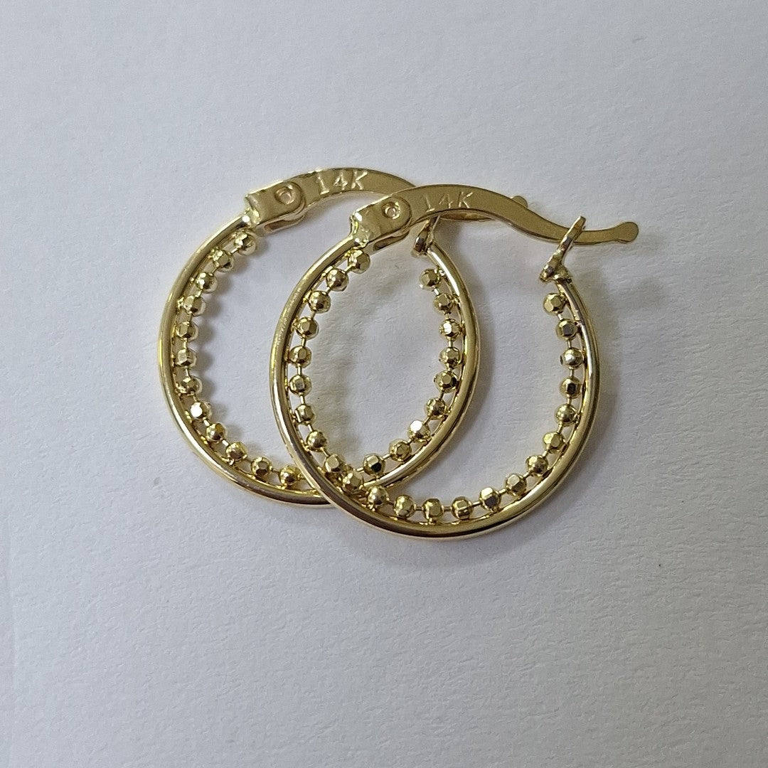 ARRACADAS ORO 14K 1.6 (NUEVO)