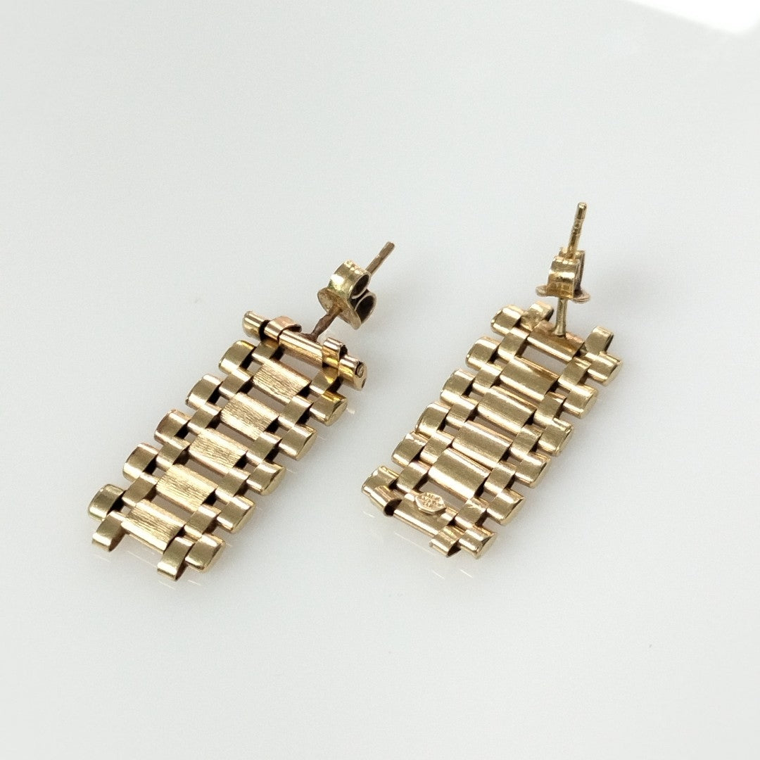 ARETES PAR ORO 10 K 3.5 GRMS (SEMINUEVO)