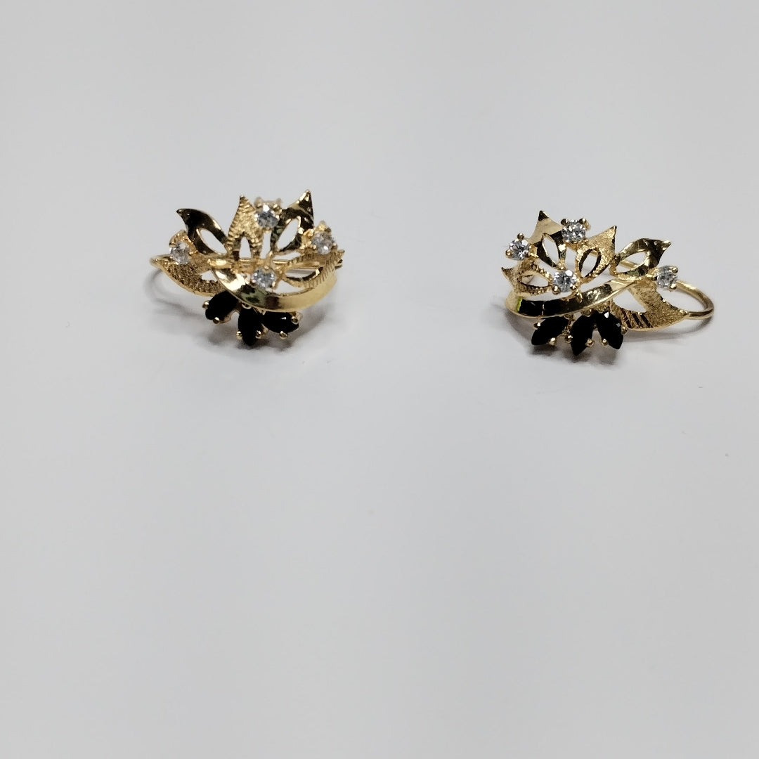 ARETES PAR ORO 14 K 3,70 GRMS (SEMINUEVO)