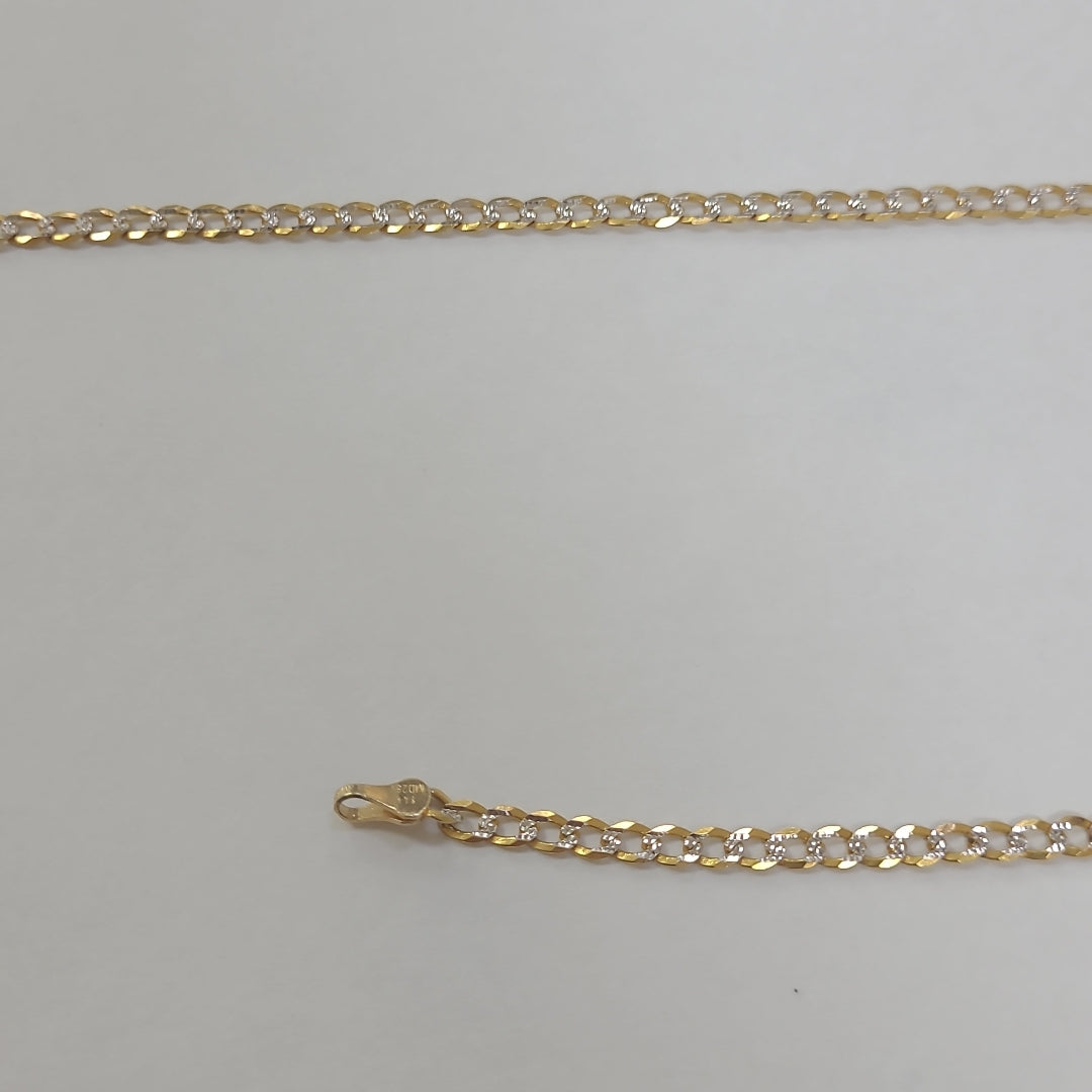 CADENA ORO, ORO COMBINADO 14 K 8.3 GRMS (SEMINUEVO)