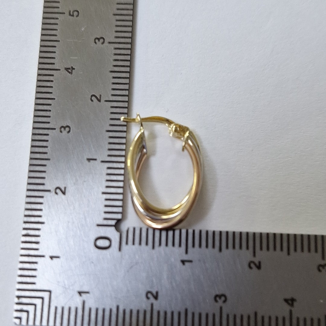 ARRACADAS ORO 14K 1.5 (NUEVO)