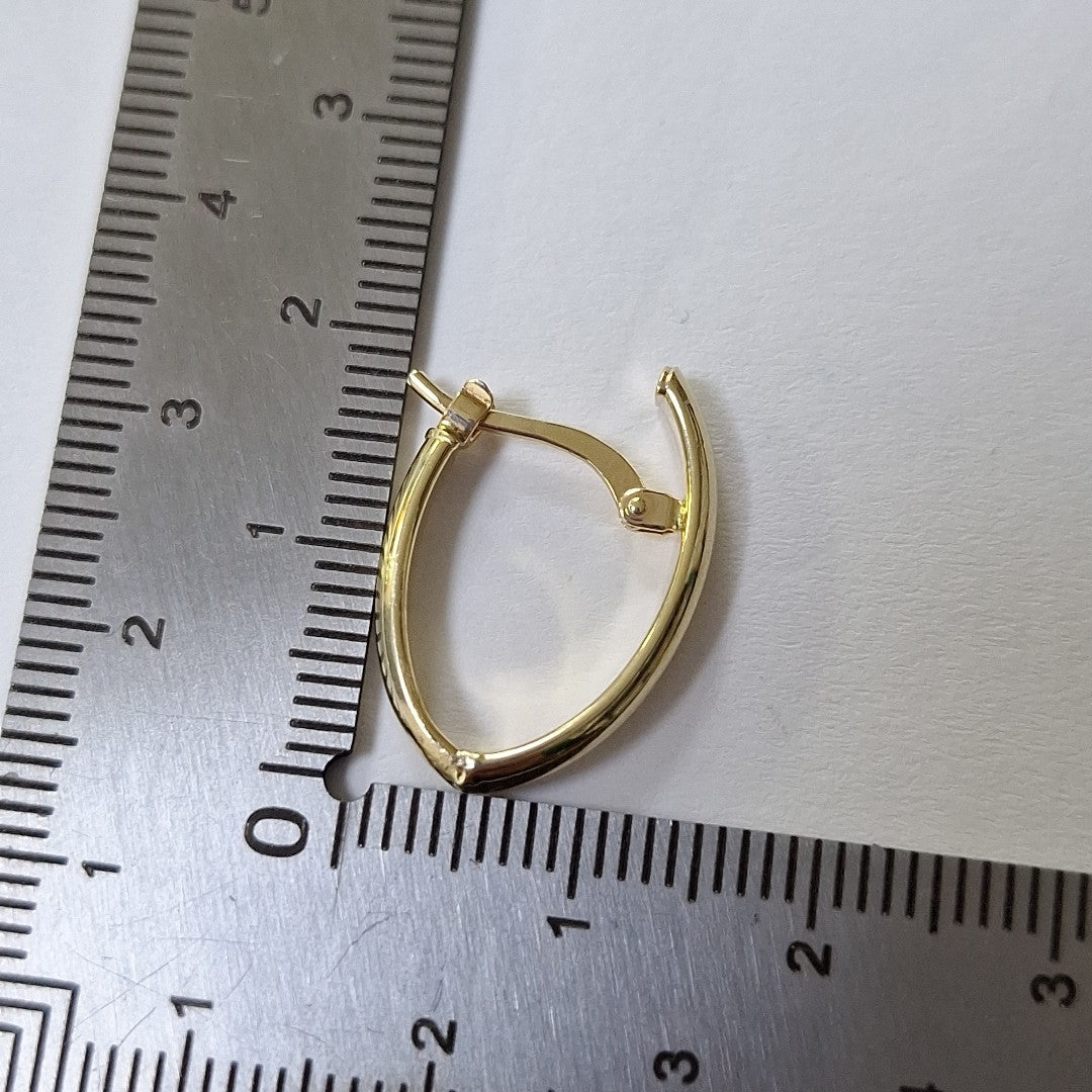 ARRACADAS ORO 14K 1.5 (NUEVO)