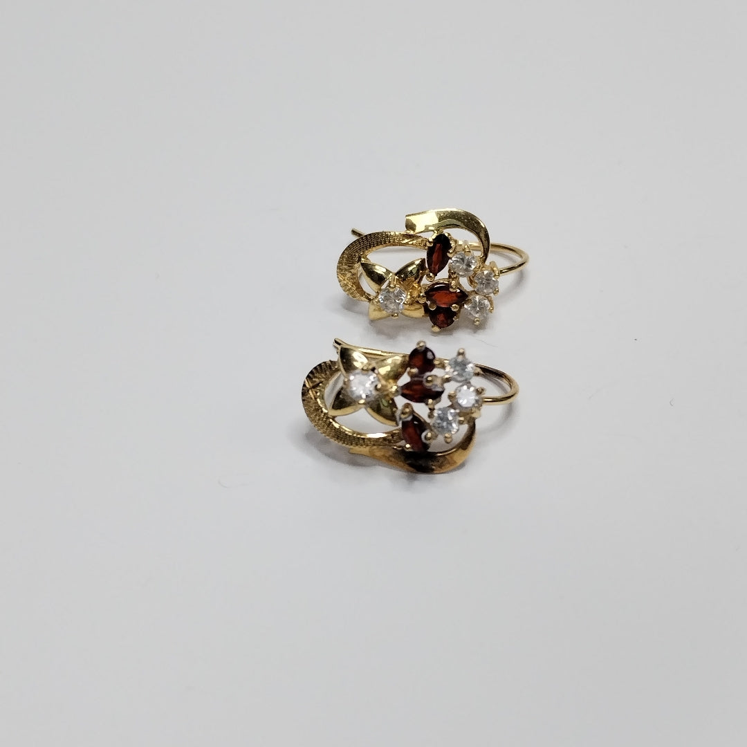 ARETES PAR ORO 14 K 3.1 GRMS (SEMINUEVO)