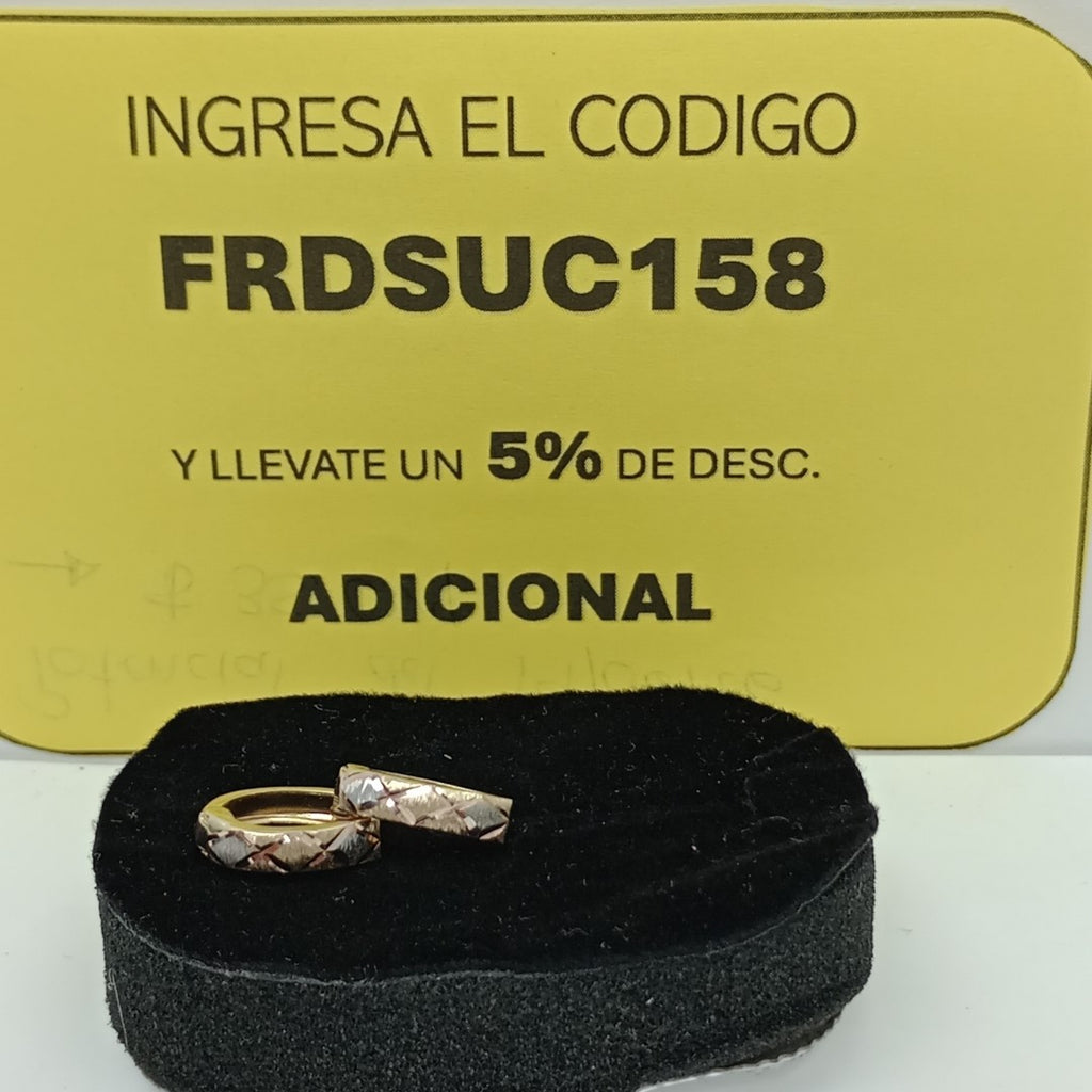 HUGGIES ORO 14K 1.1 (NUEVO)