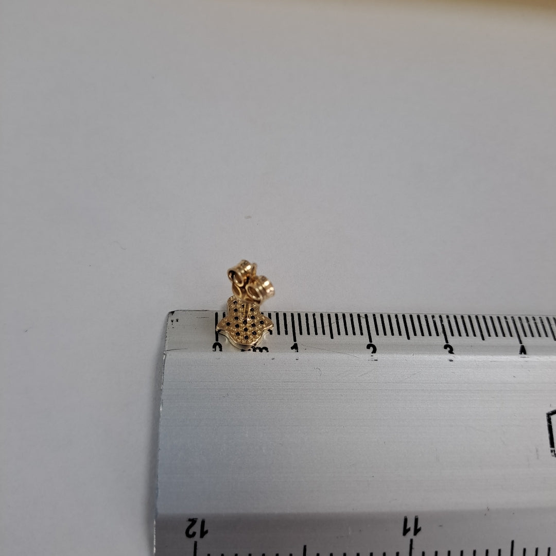 BROQUELES ORO 14K 1.3 (NUEVO)