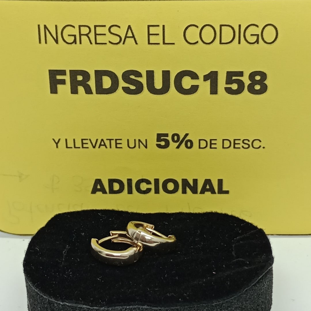 HUGGIES ORO 14K 1.1 (NUEVO)