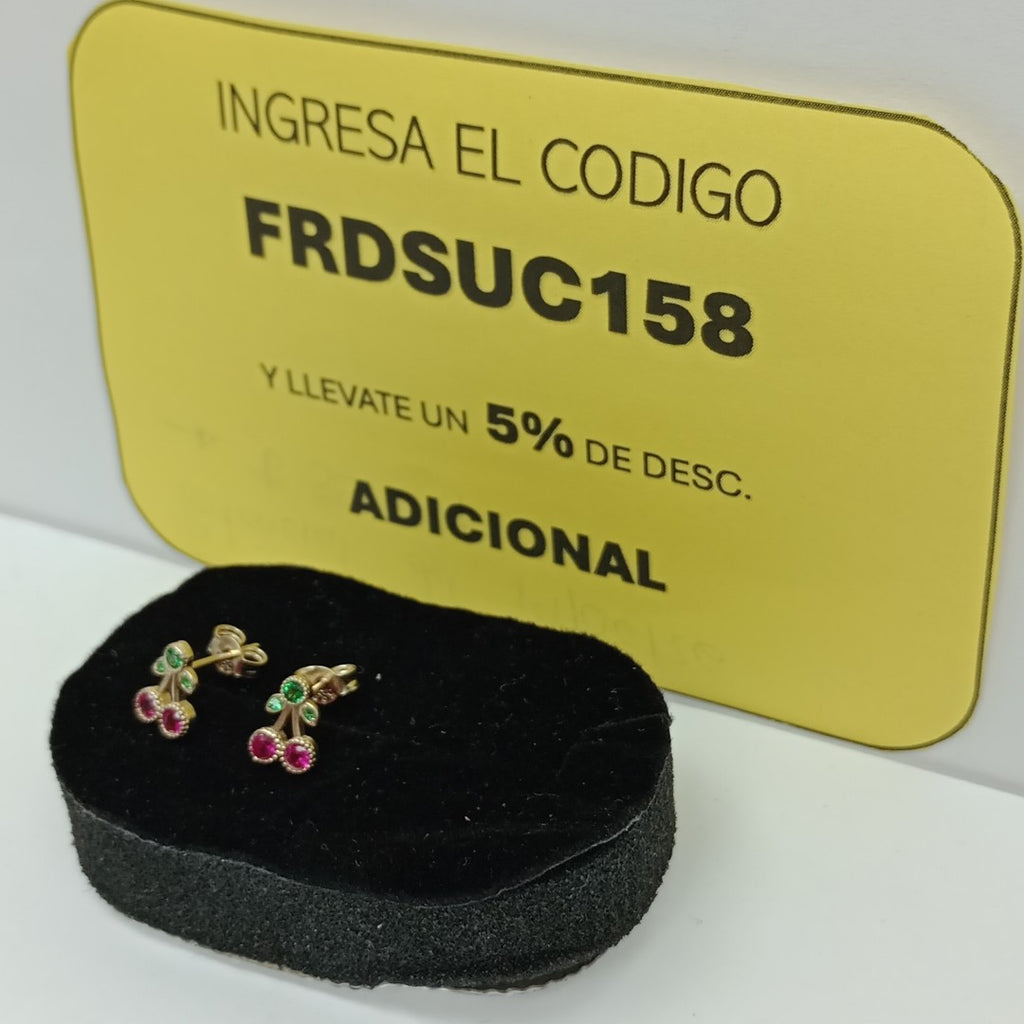 BROQUELES ORO 14K 1.1 (NUEVO)