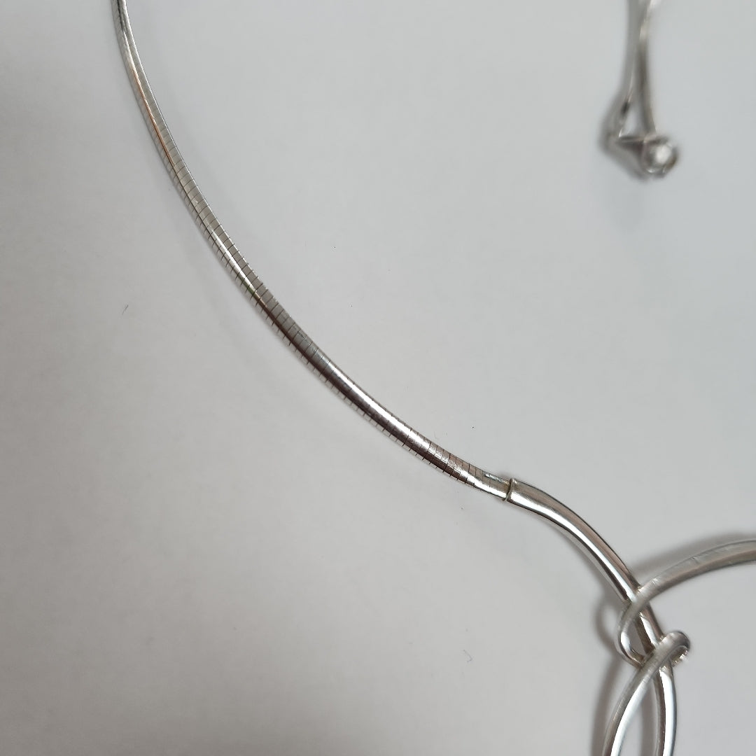 GARGANTILLA ORO BLANCO 14 K 7.9 GRMS (SEMINUEVO)