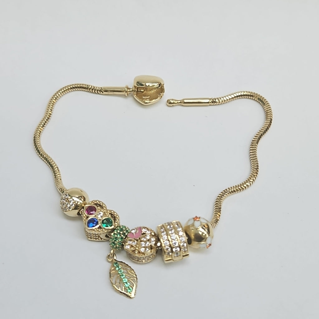 PULSERA CHARM ORO 14K 11.2 (NUEVO)