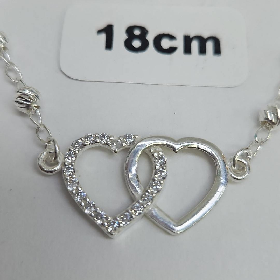 PULSERA TEJIDO TEJIDO ESPECIAL PLATA .925 18 CM 4 GR (NUEVO)
