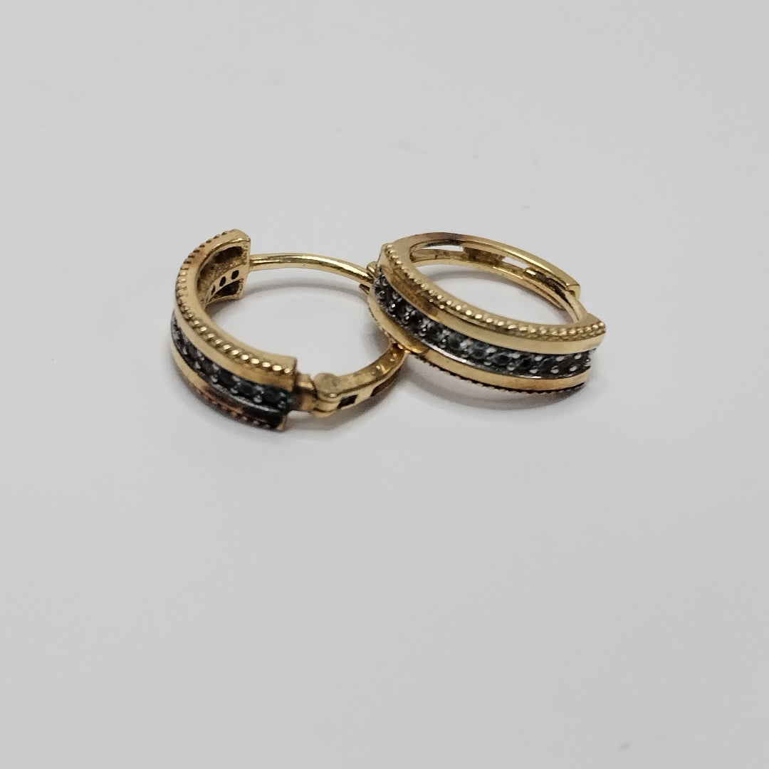 ARETES PAR ORO 14 K 1.9 GRMS (SEMINUEVO)