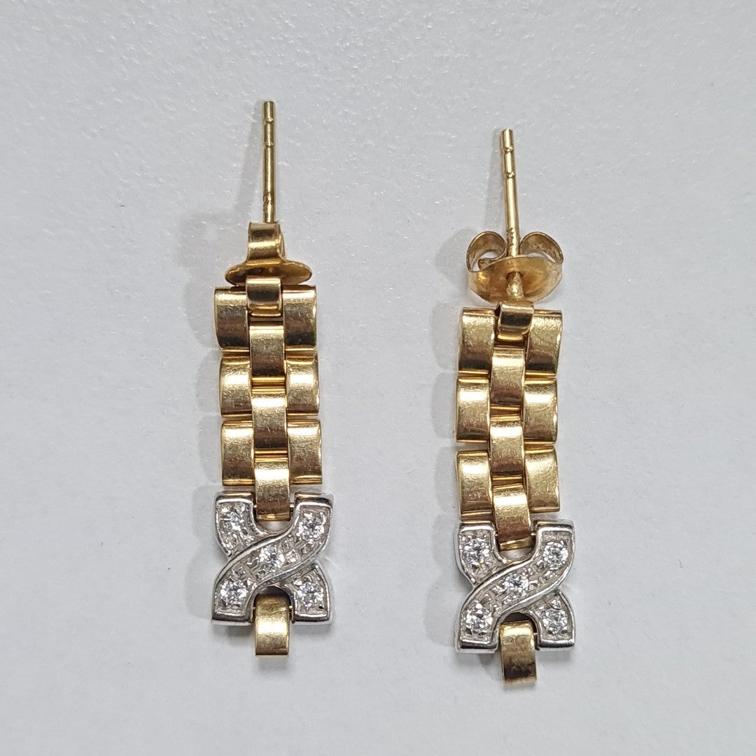 ARETES PAR ORO 14 K 4.4 GRMS (SEMINUEVO)