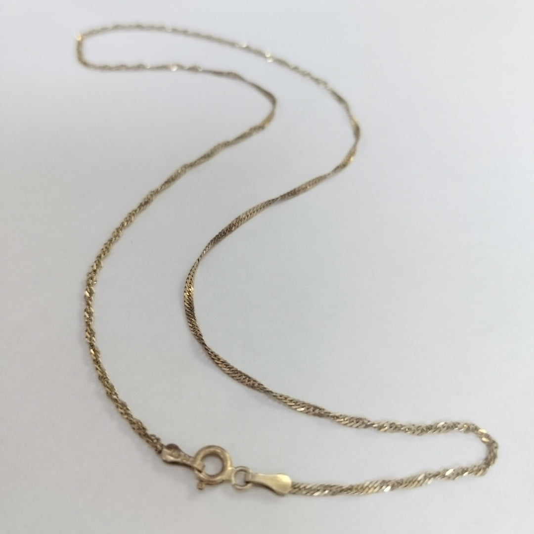 CADENA ORO 14 K 2,20 GRMS (SEMINUEVO)
