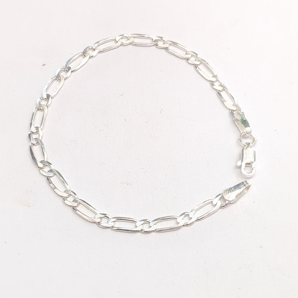 PULSERA TEJIDO 1X1 PLATA .925 18 CM 3.5 GR (NUEVO)