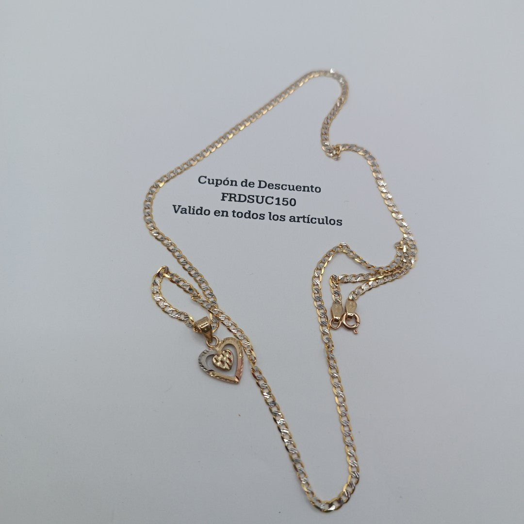 CADENA, DIJE ORO 10 K 4.6 GRMS (SEMINUEVO)